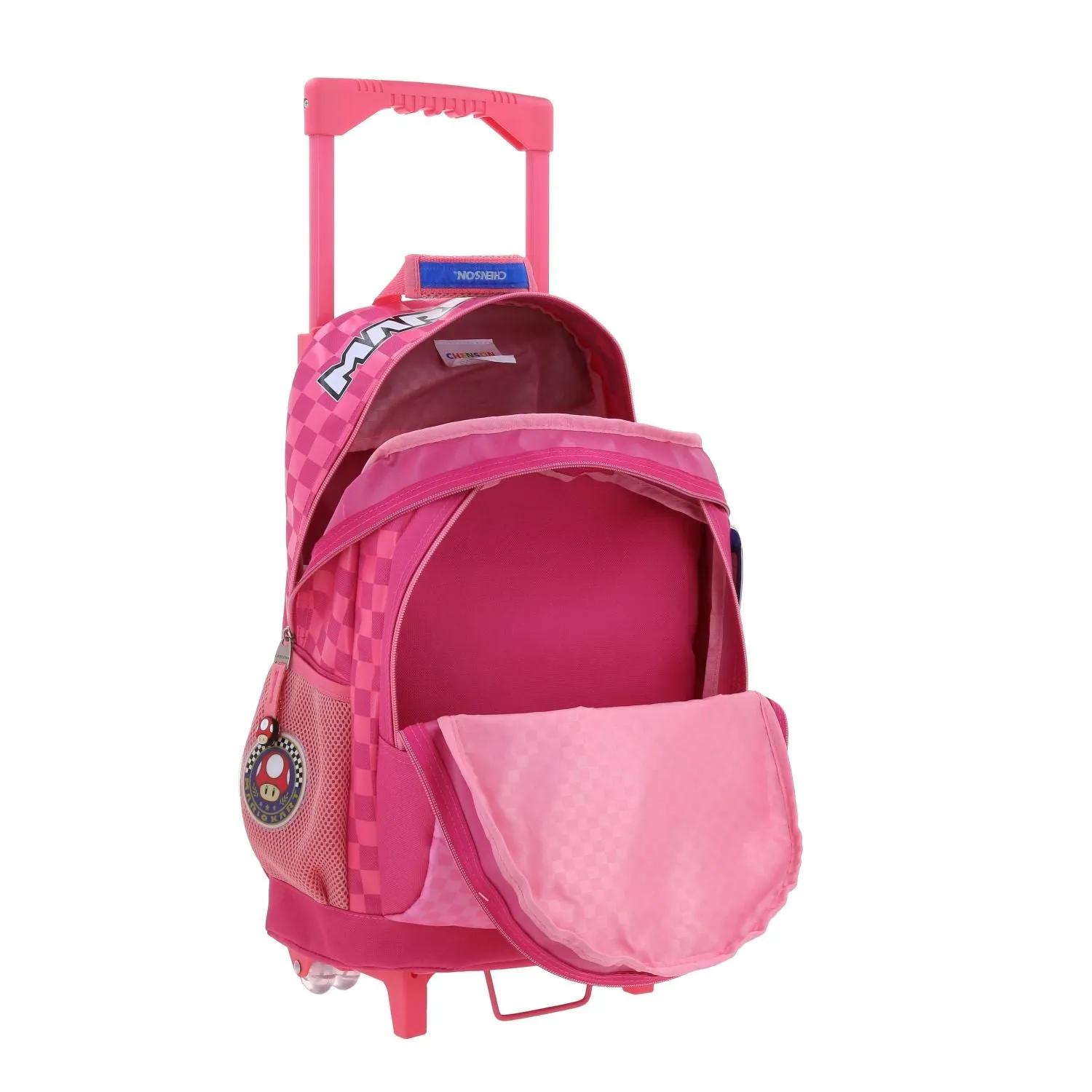 Mochila Con Ruedas Fuchsia Princes Peach Para Nia Chenson Moma