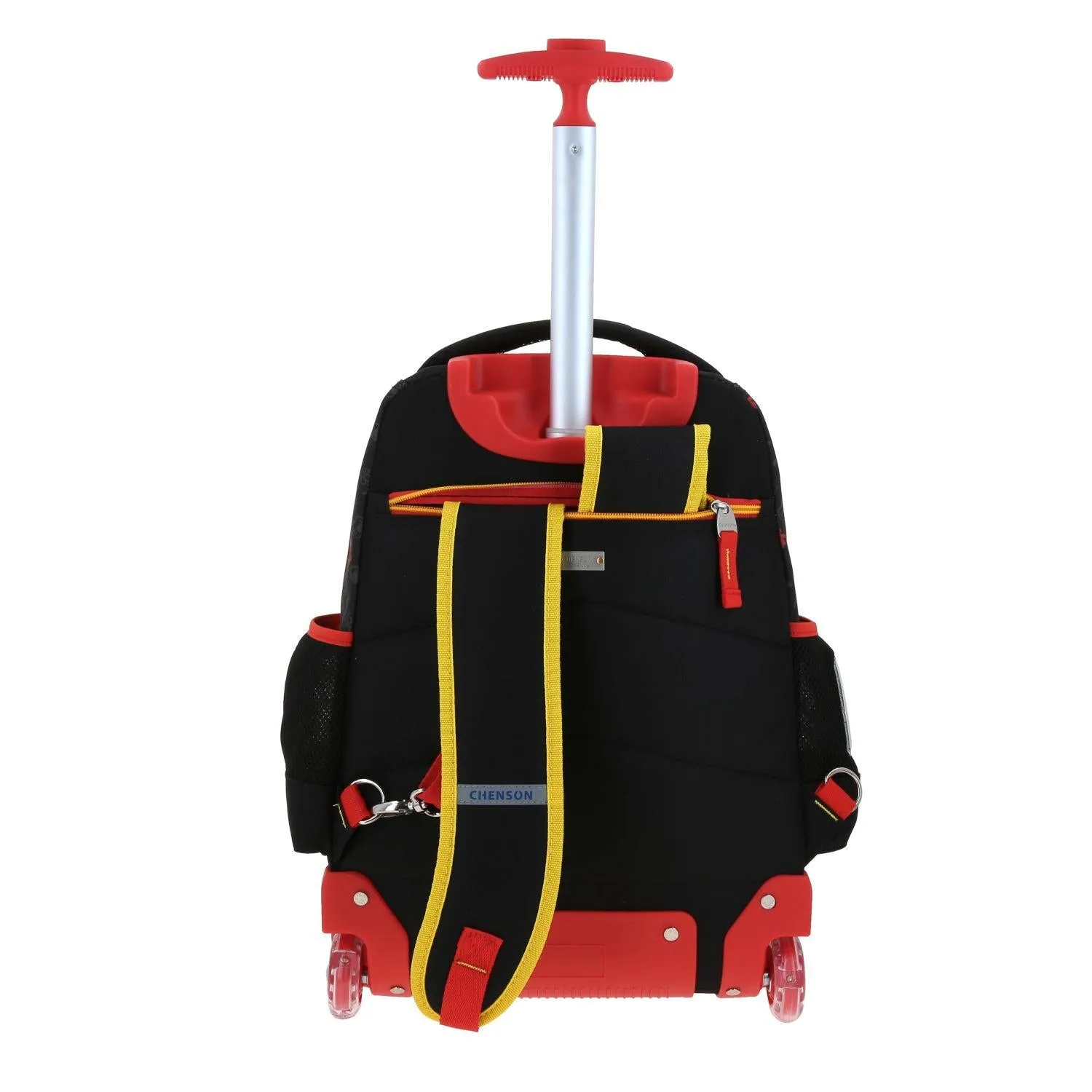 Mochila con Ruedas Negra Mario Bros Chenson