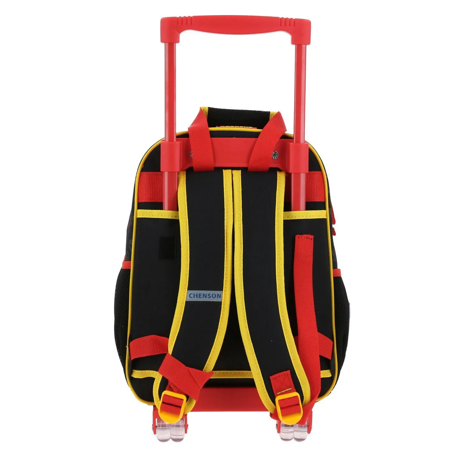 Mochila Con Ruedas Negra Marios Bros Para Nio Chenson Rewo