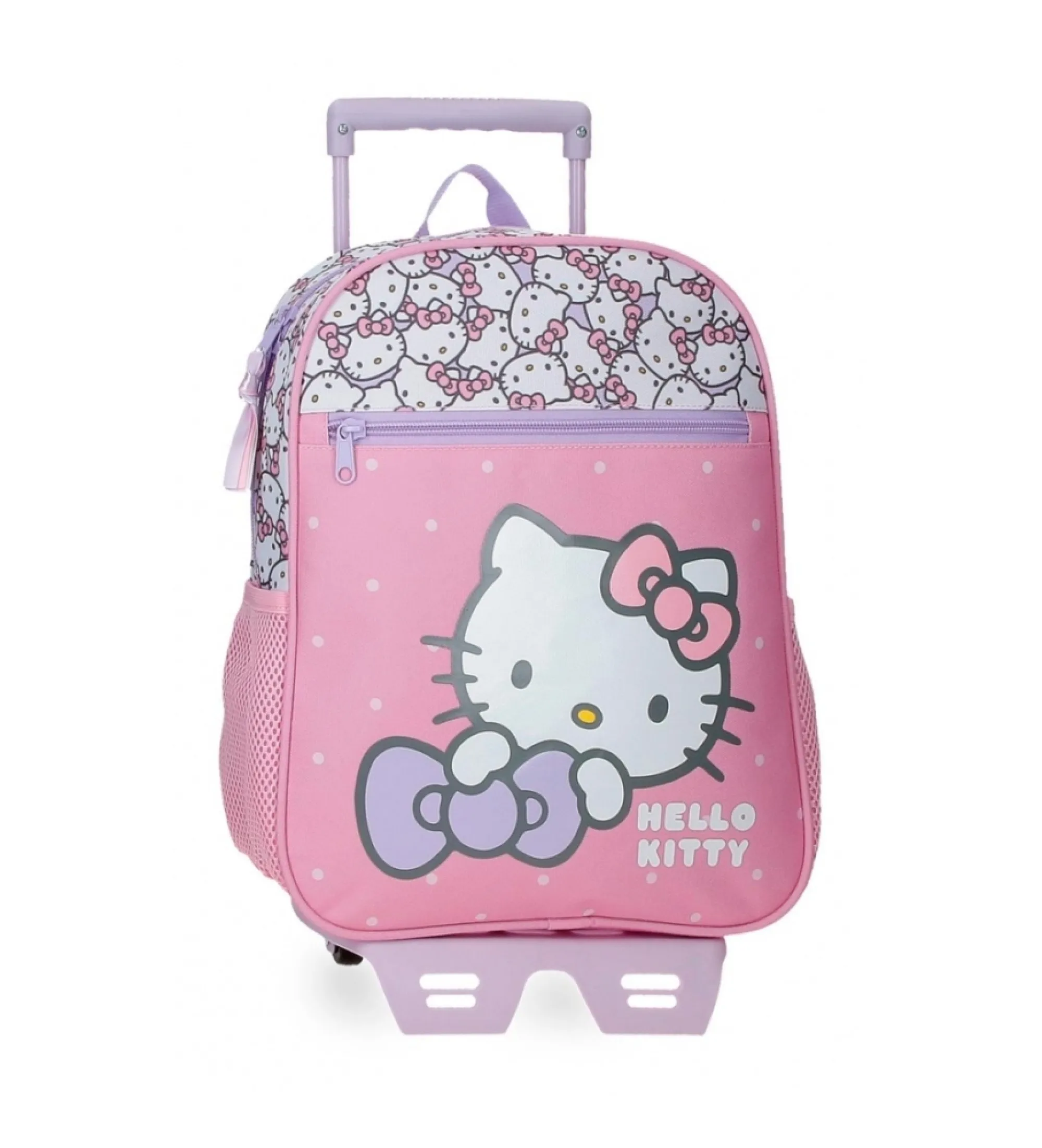 Mochila Hello Kitty My favourite bow33 cm con carro rosa