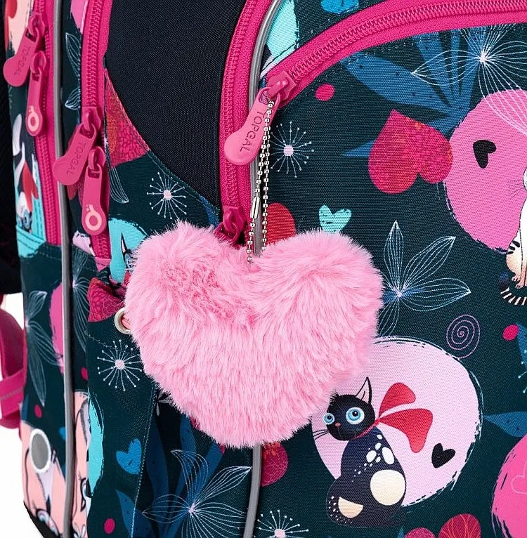 MOCHILA TOPGAL COCO 22054  G/MULTICOLOR/CAT  GIRL´S