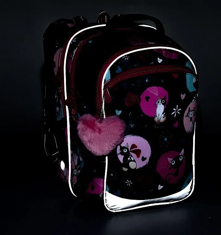 MOCHILA TOPGAL COCO 22054  G/MULTICOLOR/CAT  GIRL´S