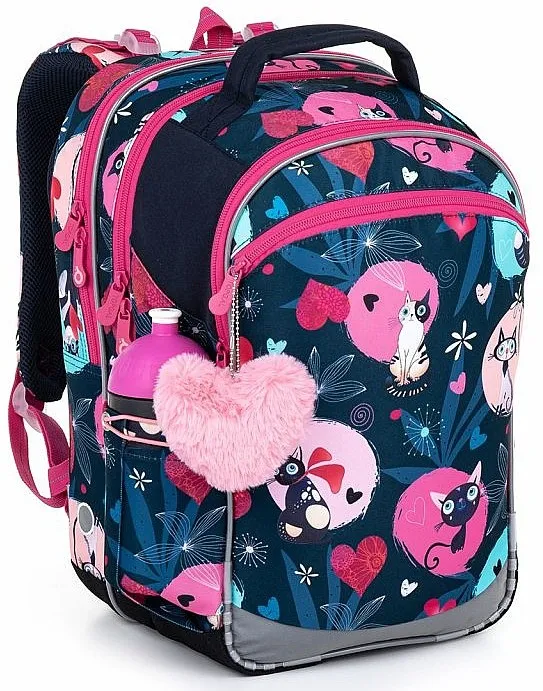 MOCHILA TOPGAL COCO 22054  G/MULTICOLOR/CAT  GIRL´S