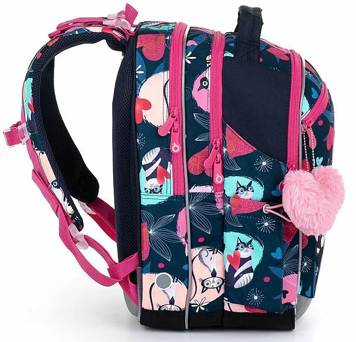 MOCHILA TOPGAL COCO 22054  G/MULTICOLOR/CAT  GIRL´S