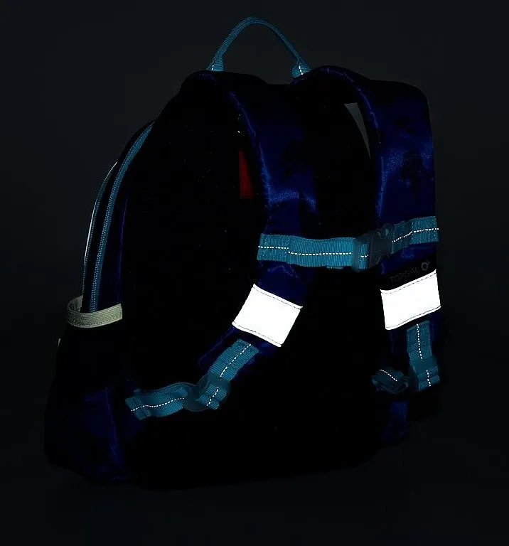 MOCHILA TOPGAL SISI 22060  B/BLUE/DINOSAUR  KID´S
