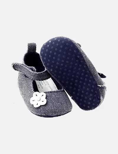 NoName Zapato azul marino flor