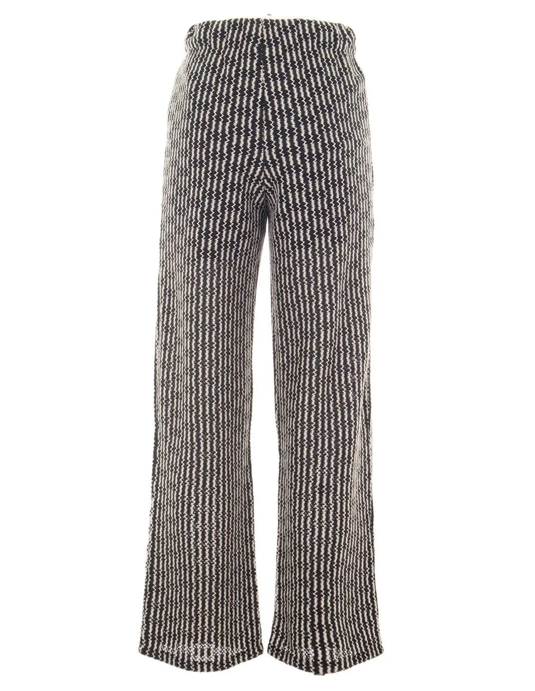 ONLY  PANTALóN NEGRO Y BLANCO ONLTOVE STRAIGHT PANT 15325450 MUJER