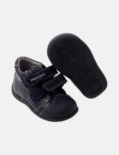 Pablosky Zapato azul marino velcro