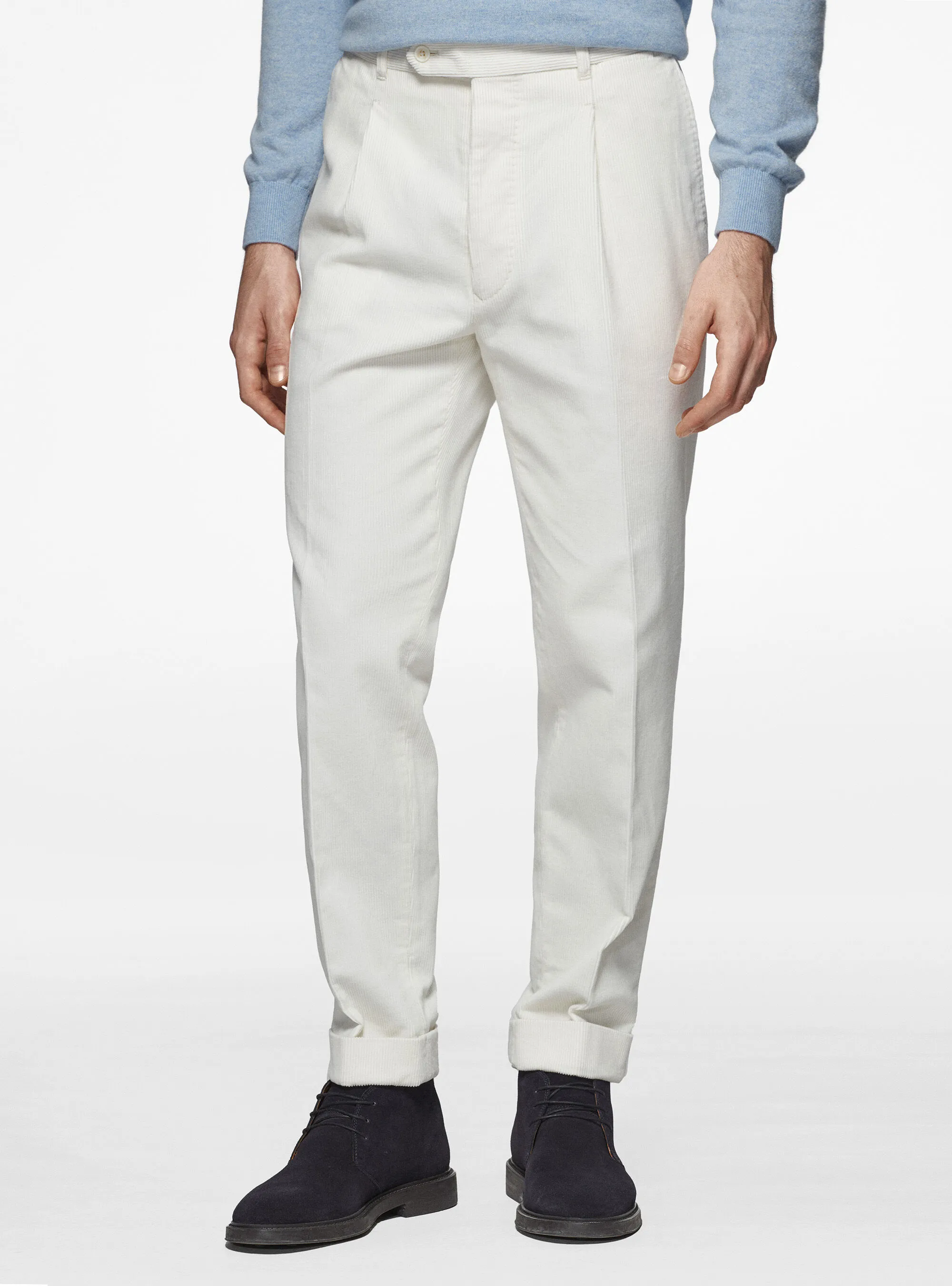 Pantalón de terciopelo con cintura elástica