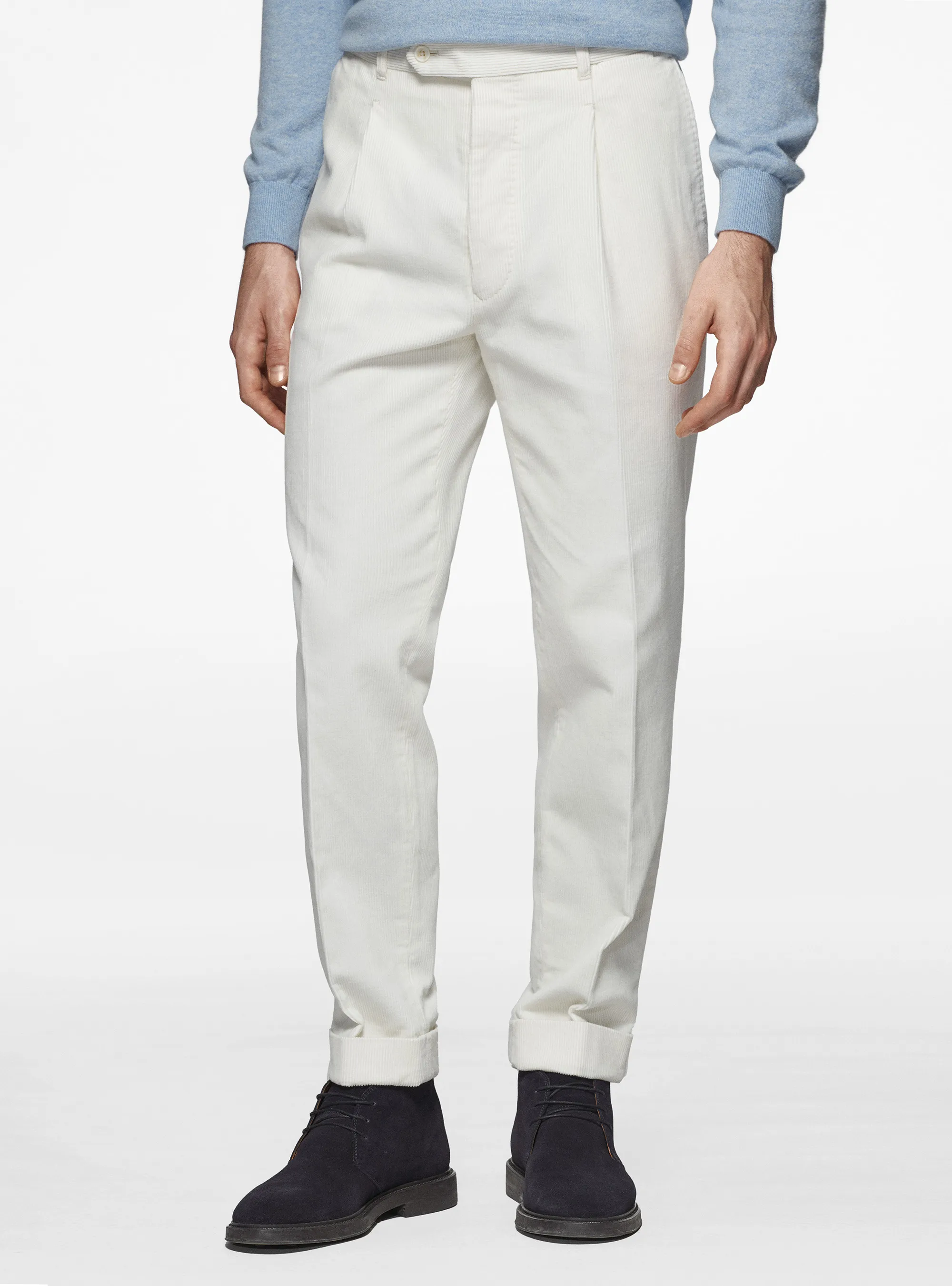 Pantalón de terciopelo con cintura elástica