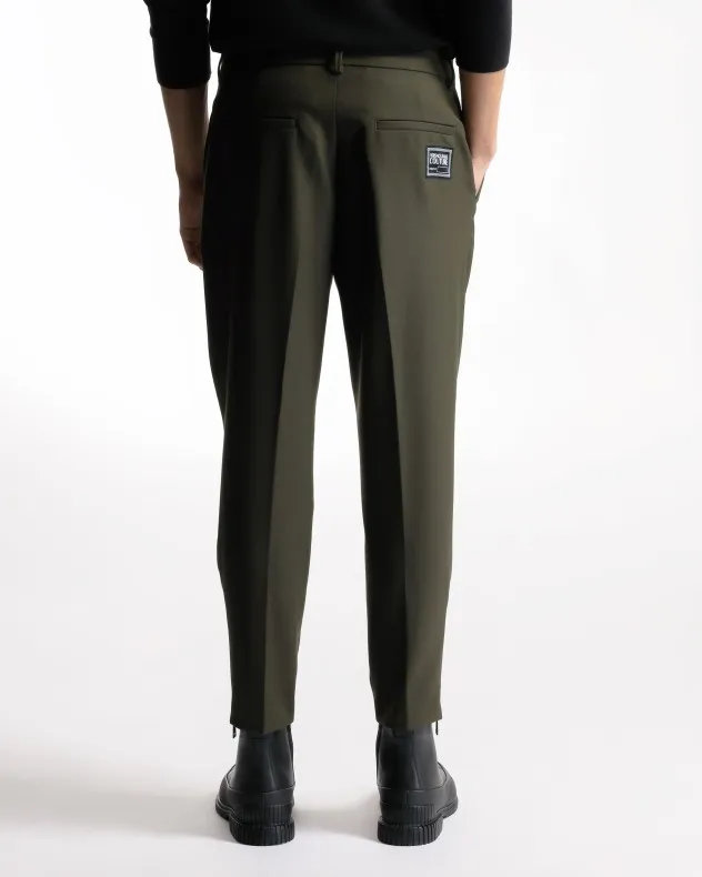 pantalones clásicos Versace Jeans Couture 75GAA122 Verde