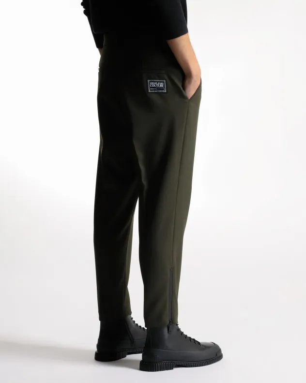pantalones clásicos Versace Jeans Couture 75GAA122 Verde
