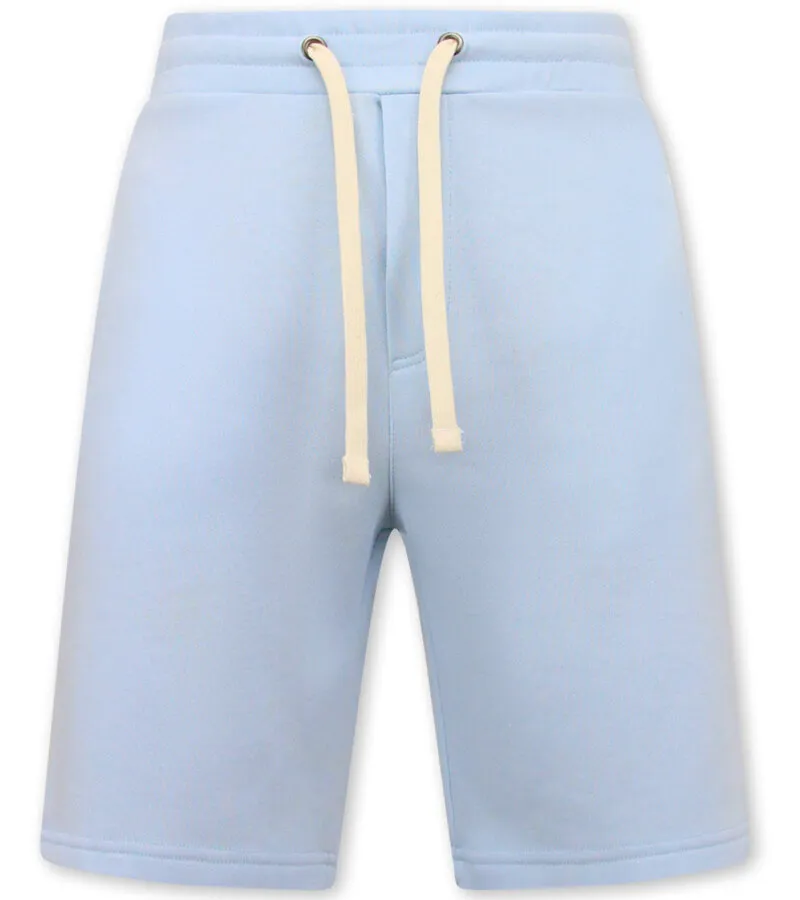 PANTALONES CORTOS DE JOGGING PARA HOMBRES  AZUL CLARO