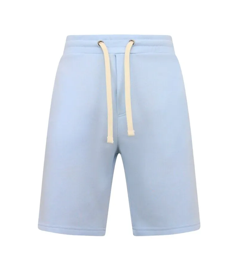 PANTALONES CORTOS DE JOGGING PARA HOMBRES  AZUL CLARO