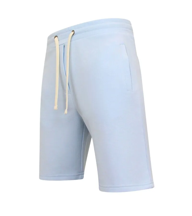 PANTALONES CORTOS DE JOGGING PARA HOMBRES  AZUL CLARO