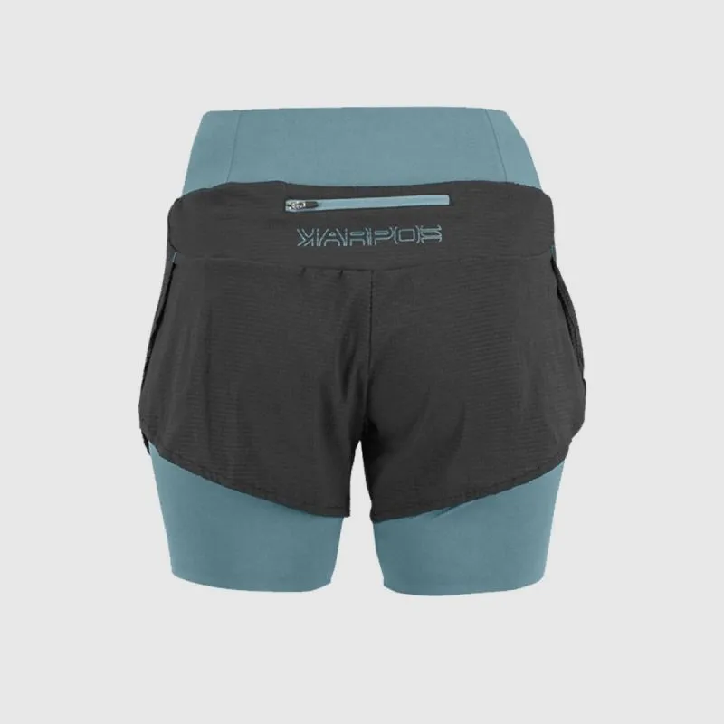 Pantalones cortos de mujer Karpos Cengia (lago de primavera/negro)