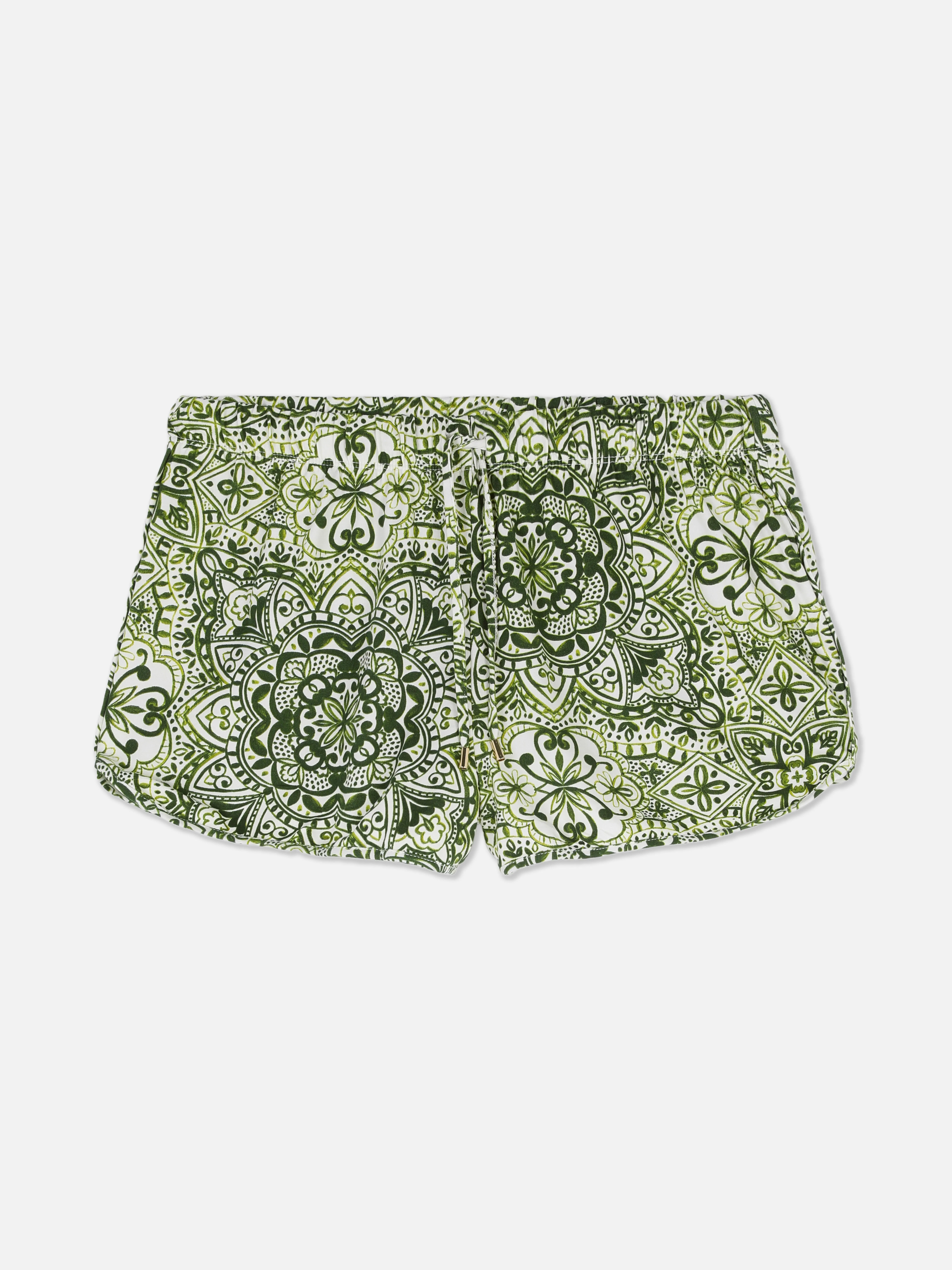Pantalones cortos de pijama con mandala
