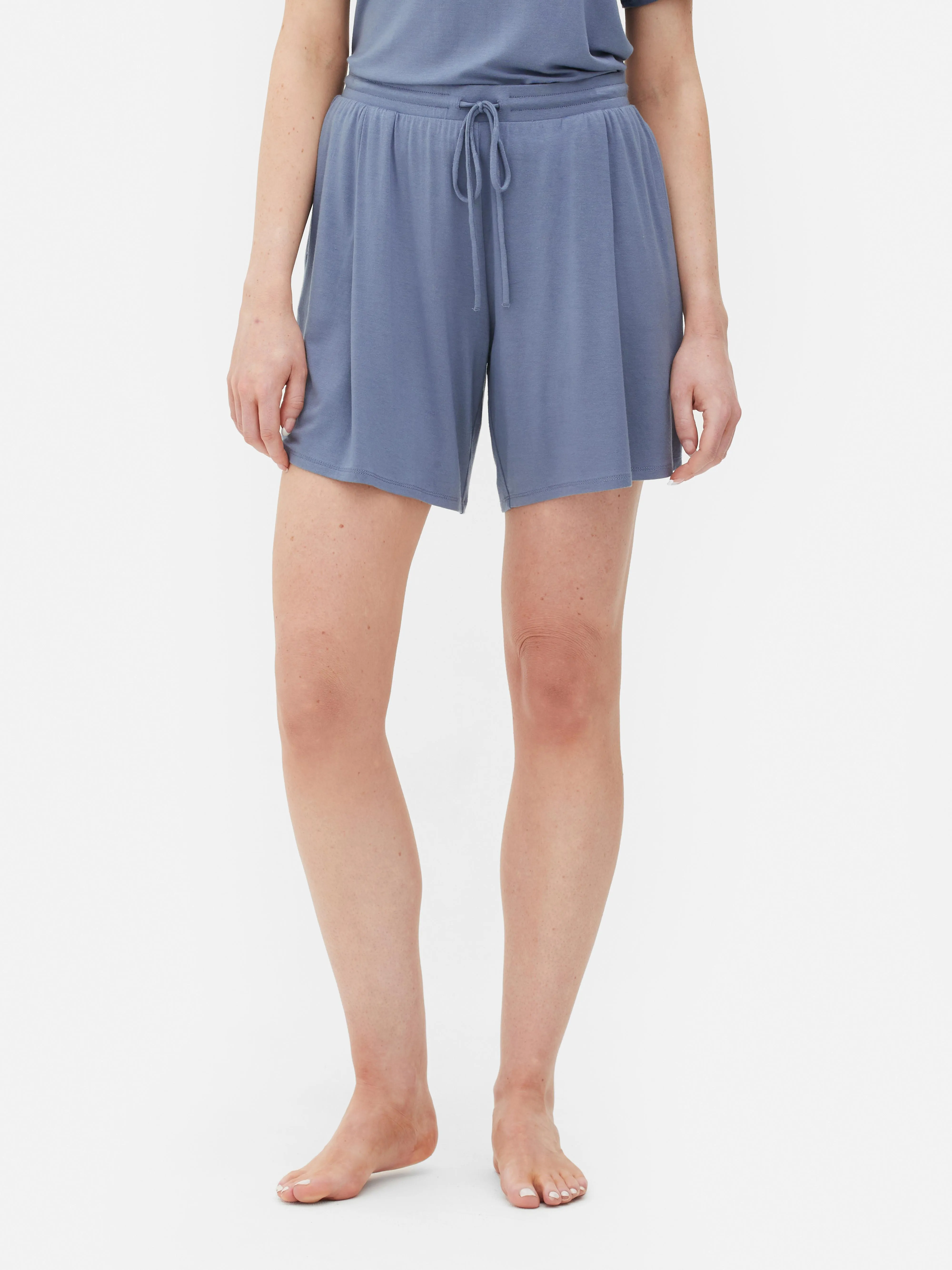 Pantalones cortos de pijama de corte holgado