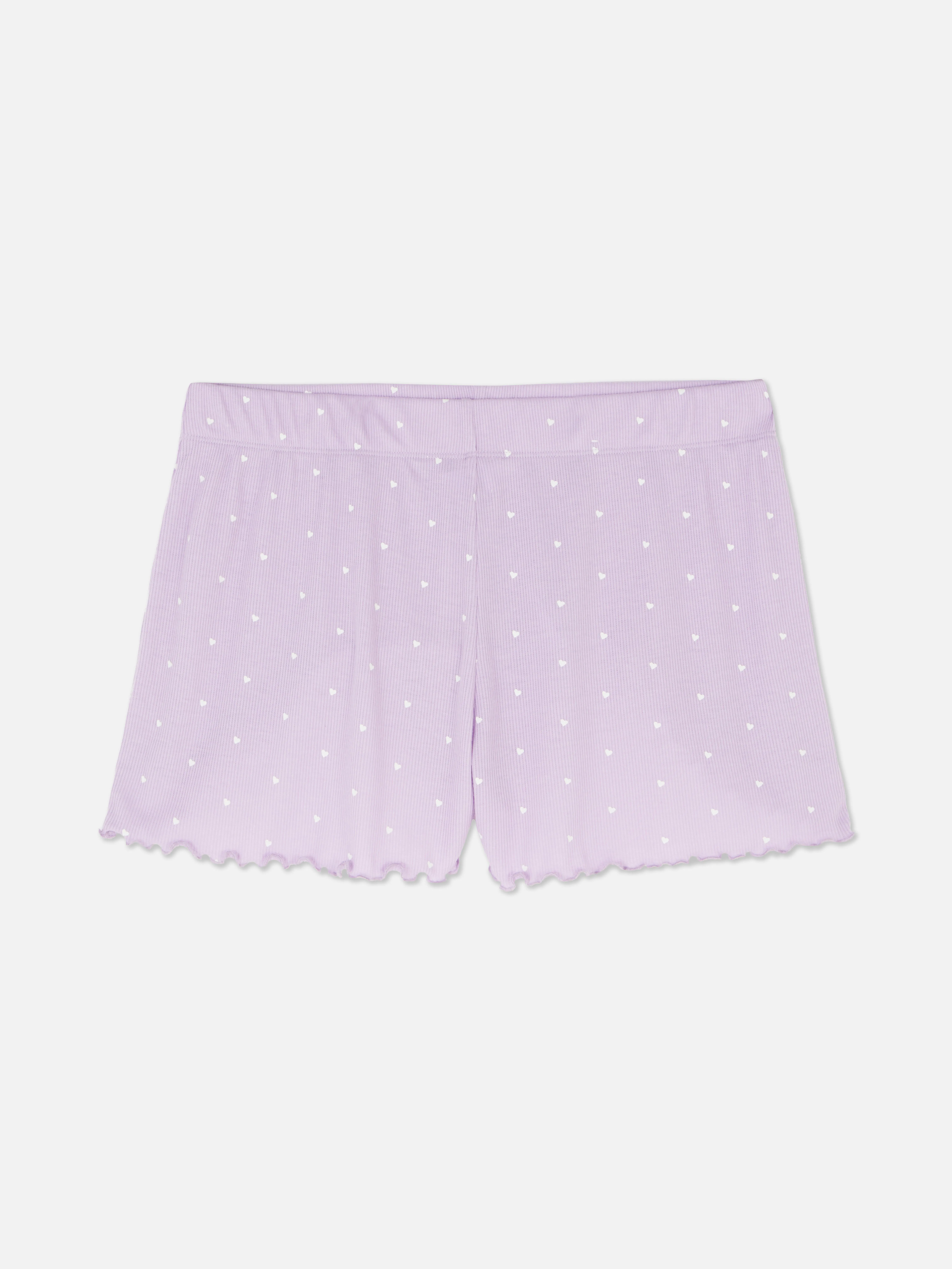 Pantalones cortos de pijama de punto
