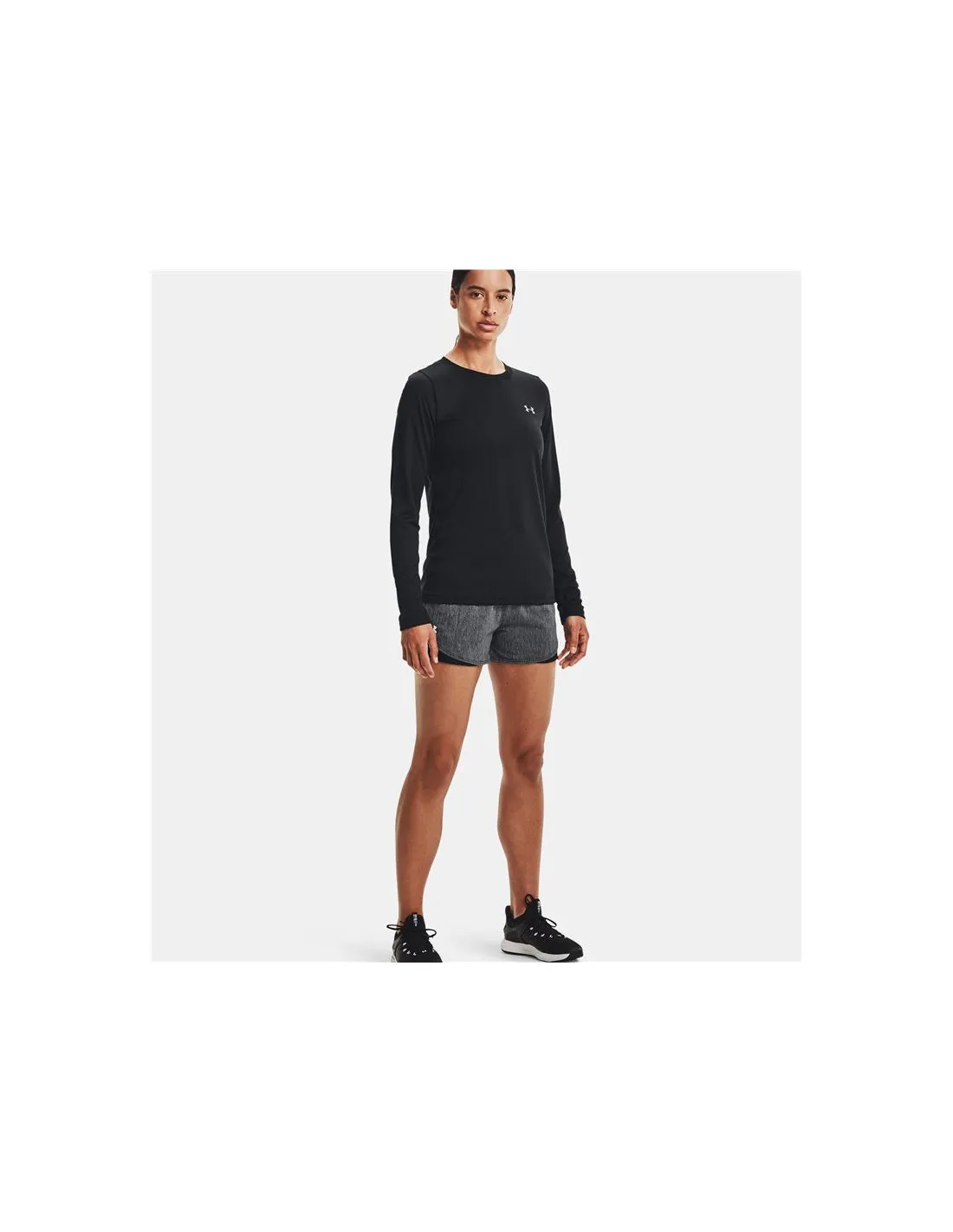 Pantalones cortos Under Armour Play Up 3.0 Twist Mujer Gris