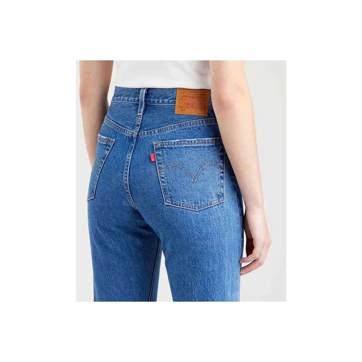Pantalón azul vaquero Levi´s®  501® Crop