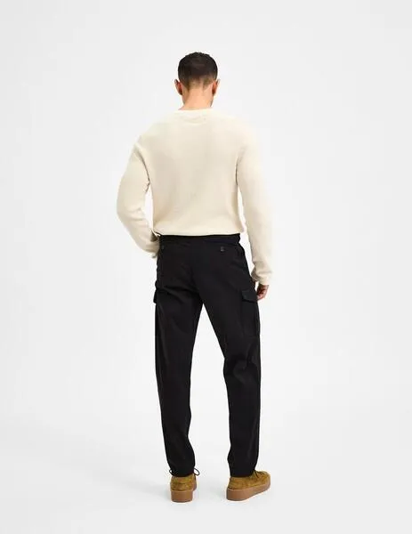 Pantalón Selected 'Wick 172' Cargo Negro