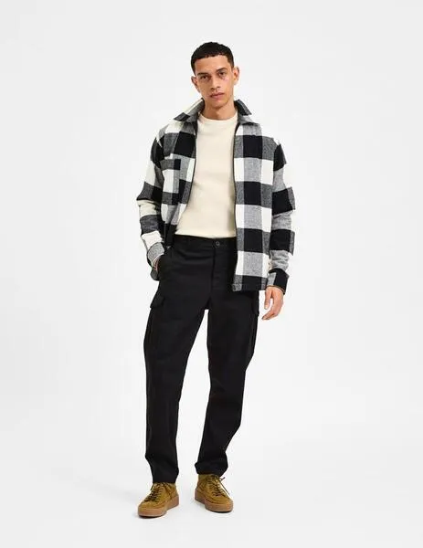 Pantalón Selected 'Wick 172' Cargo Negro