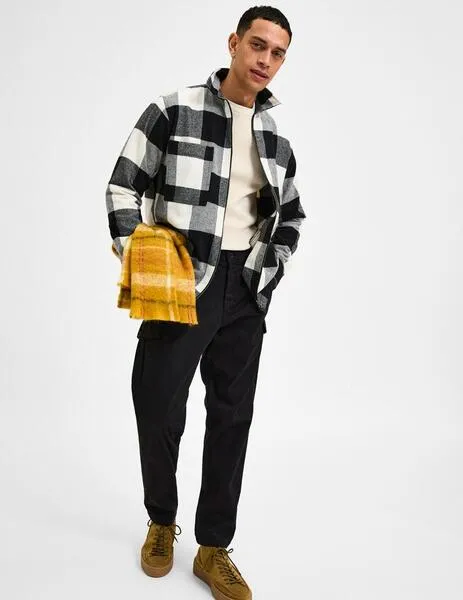 Pantalón Selected 'Wick 172' Cargo Negro