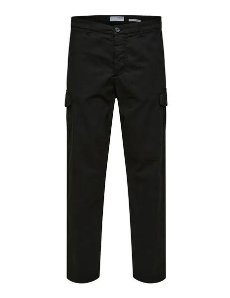 Pantalón Selected 'Wick 172' Cargo Negro