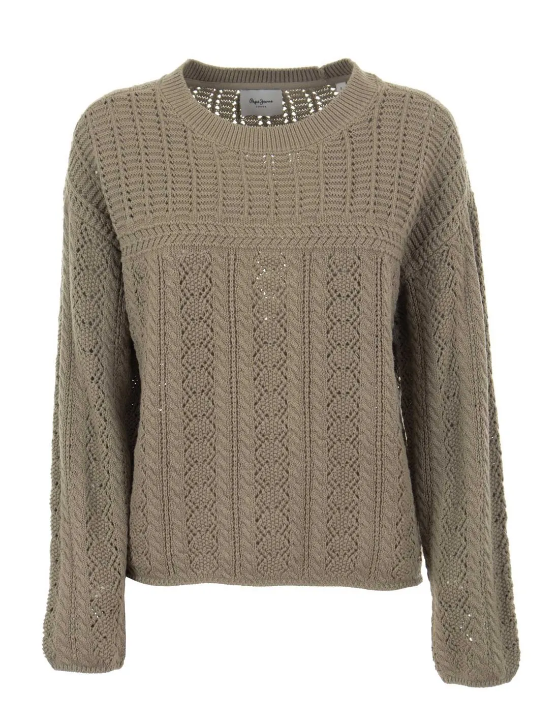 PEPE JEANS  JERSEY VERDE ISADORA PL702159 MUJER