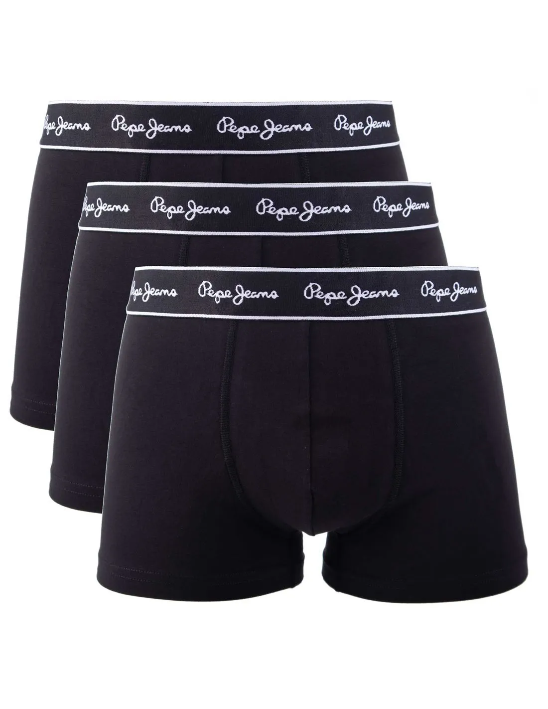 PEPE JEANS  PACK 3 TRUNKS NEGROS PMU10975 HOMBRE