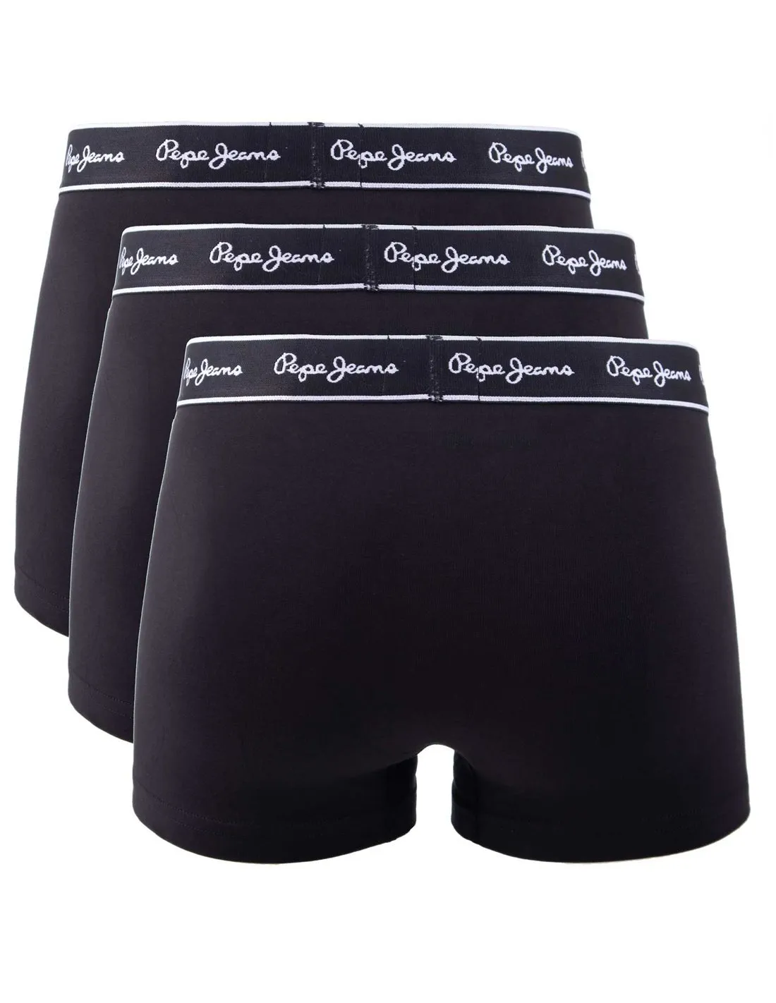 PEPE JEANS  PACK 3 TRUNKS NEGROS PMU10975 HOMBRE