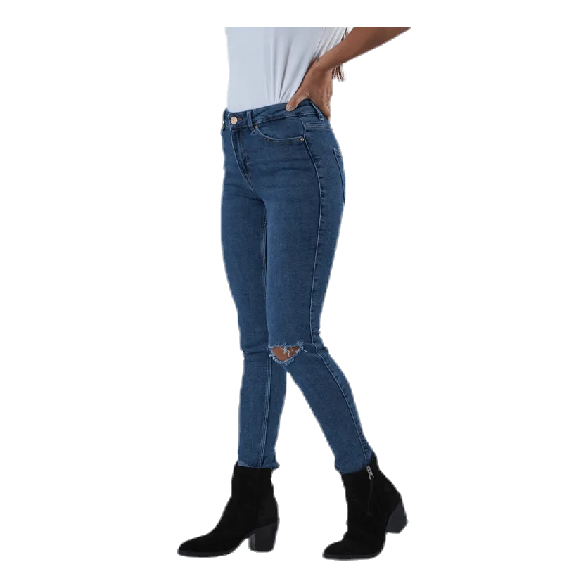 Pieces Lili Slim Mw Cr Dest Blue