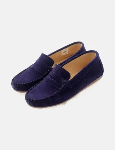 PISAMONAS Zapato azul marino básico