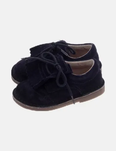 PISAMONAS Zapato azul marino cordones