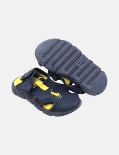 Polo Ralph Lauren Sandalia azul marina básica