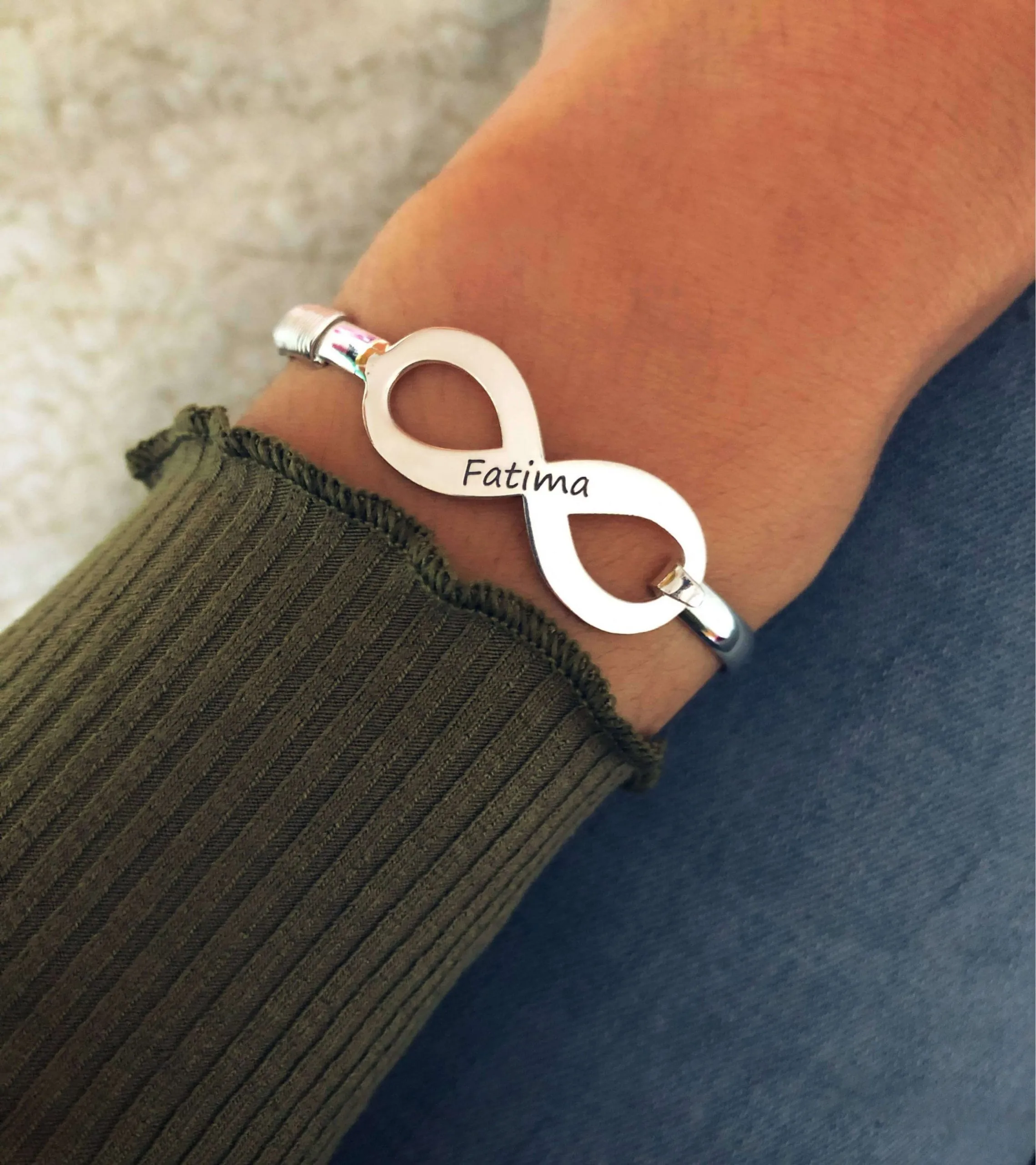 Pulsera Infinito Rígida