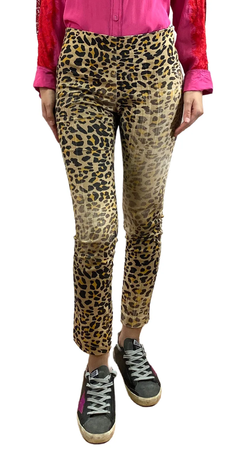QÜINA Pantalón Animal Print