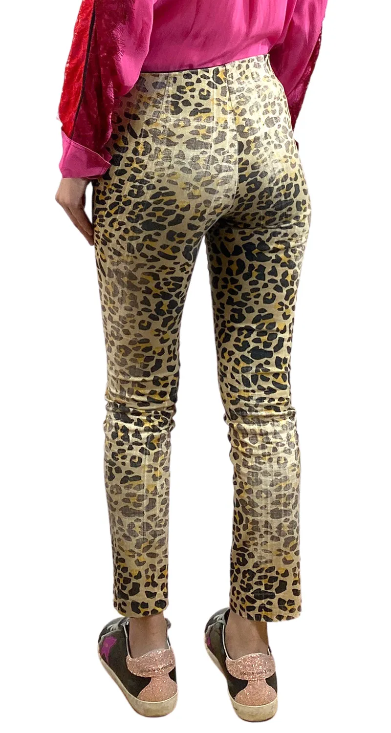 QÜINA Pantalón Animal Print