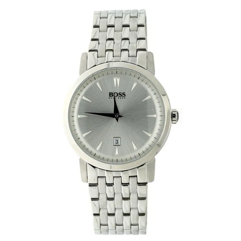 Reloj Hugo Boss colección HB1013 de Hombre. Caja de acero. Brazalete de Acero 