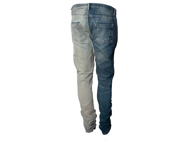 Rick Owens Drkshdw, Vaqueros con corte Detroit Azul 