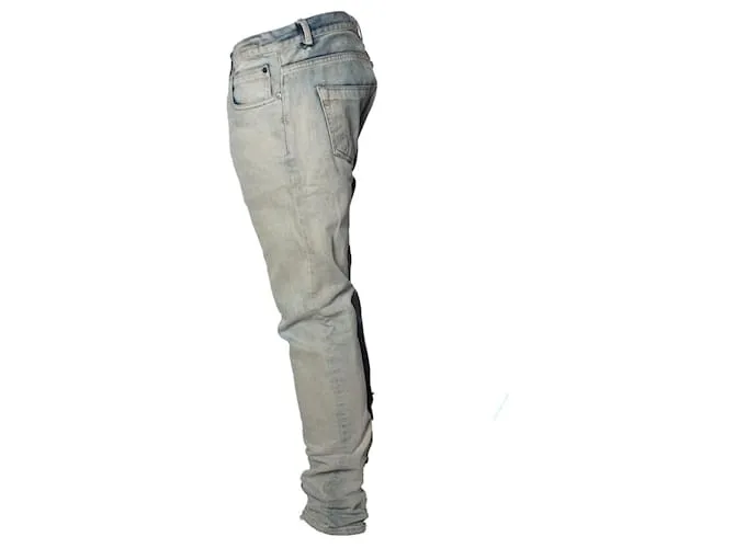 Rick Owens Drkshdw, Vaqueros con corte Detroit Azul 