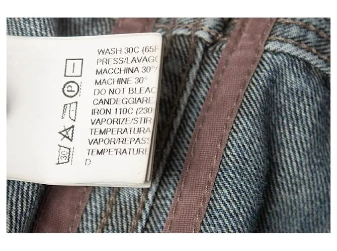 Rick Owens Drkshdw, Vaqueros con corte Detroit Azul 