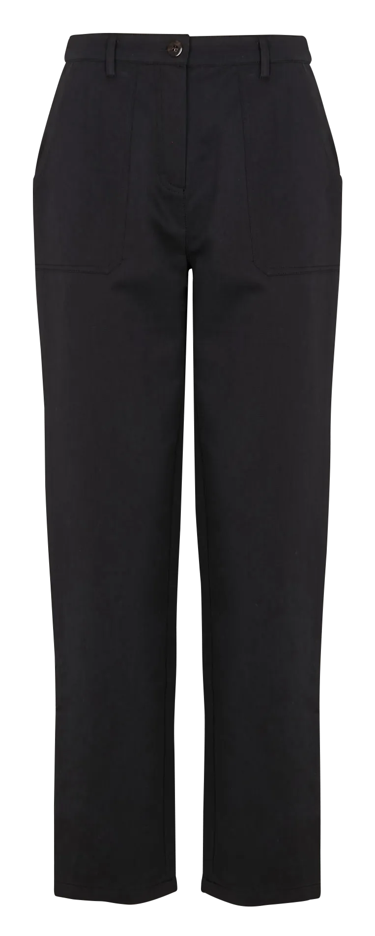 RYLESA  PANTALóN DE ALGODóN MEZCLADO RECTO EN NEGRO