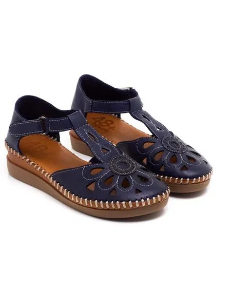Sandalia 48horas 4105 Azul Marino para Mujer