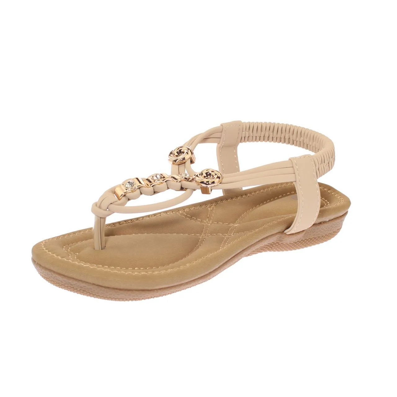 Sandalia Beige Vía Franca Art. 32110c31115beige