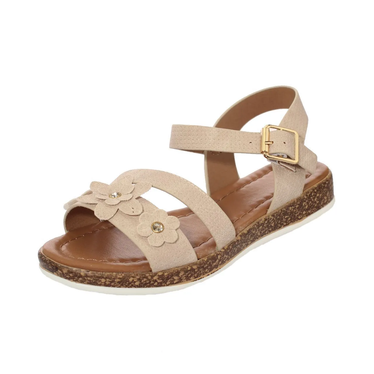 Sandalia Beige Vía Franca Art. 32111c31163beige