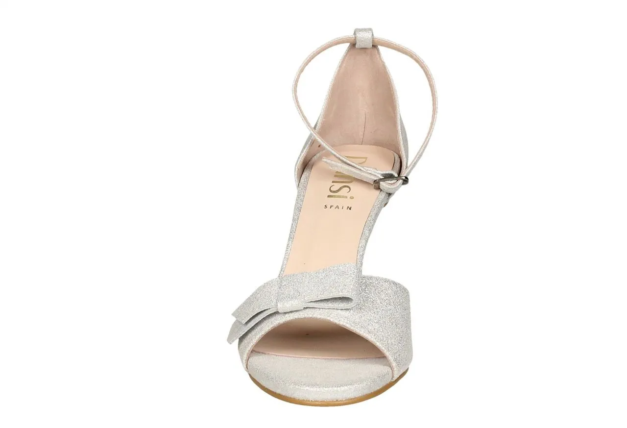 Sandalia Chianti Plata Pala Lazo Con Pulsera
