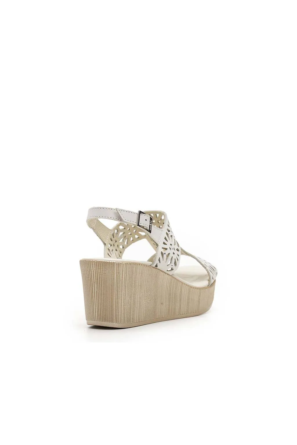 Sandalia Mujer 24HRS 26064 Piel Nobuck Crema Beige