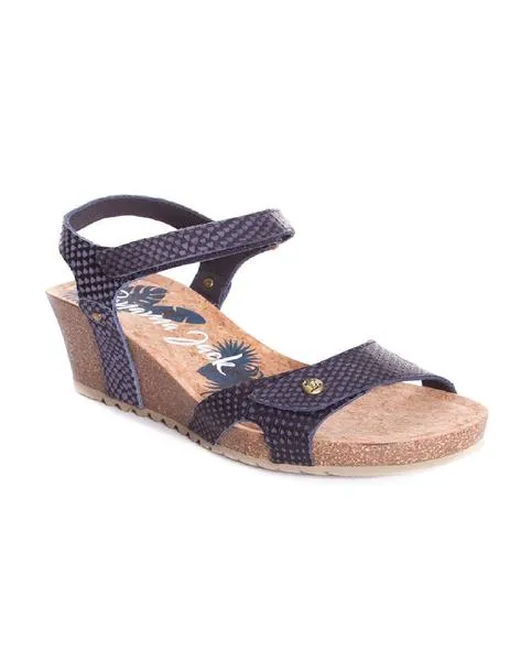 sandalia panama jack julia snake b12 azul
